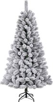 Black Box medford kerstboom groen frosted tips 488 maat in cm: 185 x 99 - GROEN