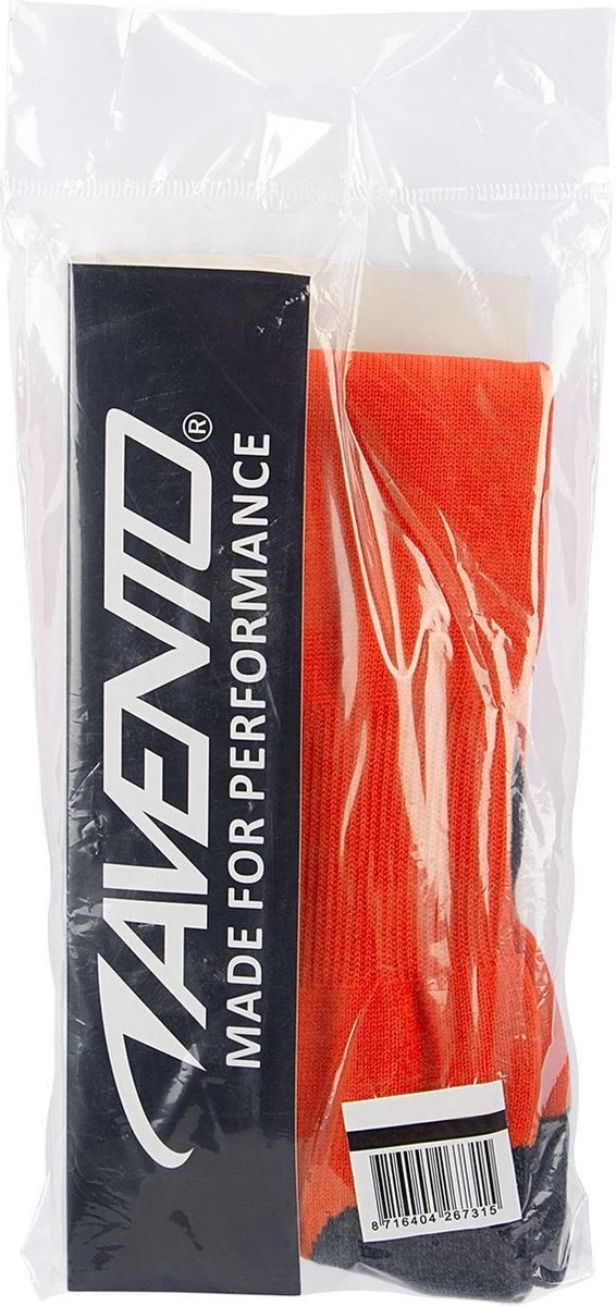 Avento Voetbalsokken - Lang model - Basic - Oranje/Grijs - Maat 41/44