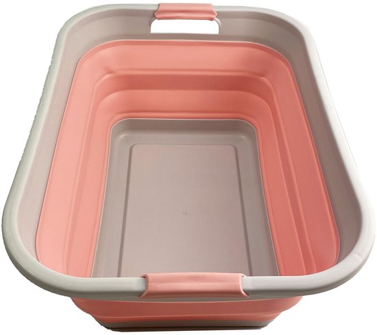 Opvouwbare wasmand Pop-Up Mesh Laundry Hamper Baskets Handgrepen Draagbare Wasmand voor Opslag