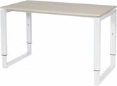 Verstelbaar Bureau - Plus 120x60 robson - wit frame