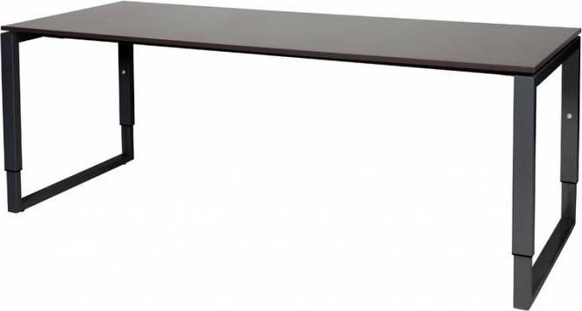 Verstelbaar Bureau - Plus 200x80 robson - zwart frame