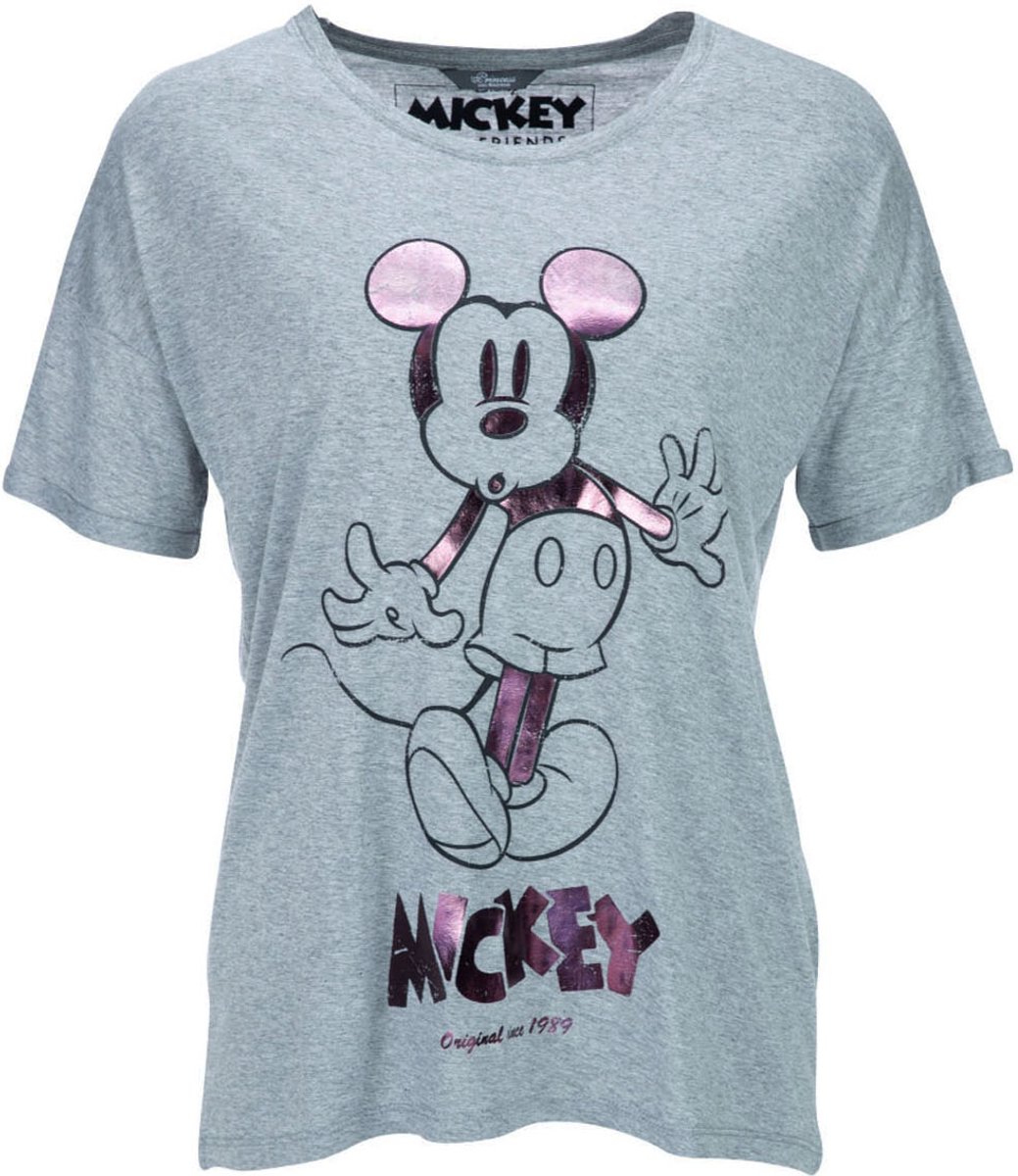 Princess goes Hollywood • grijs Mickey t-shirt • maat 36