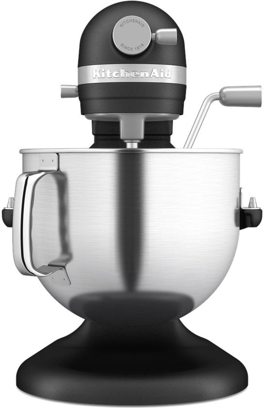 KitchenAid Artisan Standmixer met in Hoogte Verstelbare Kom - Krachtig, stil, 11 snelheden, roestvrijstalen accessoires en capaciteit van 6,6L - Vulkaanzwart van KitchenAid — afbeelding 2