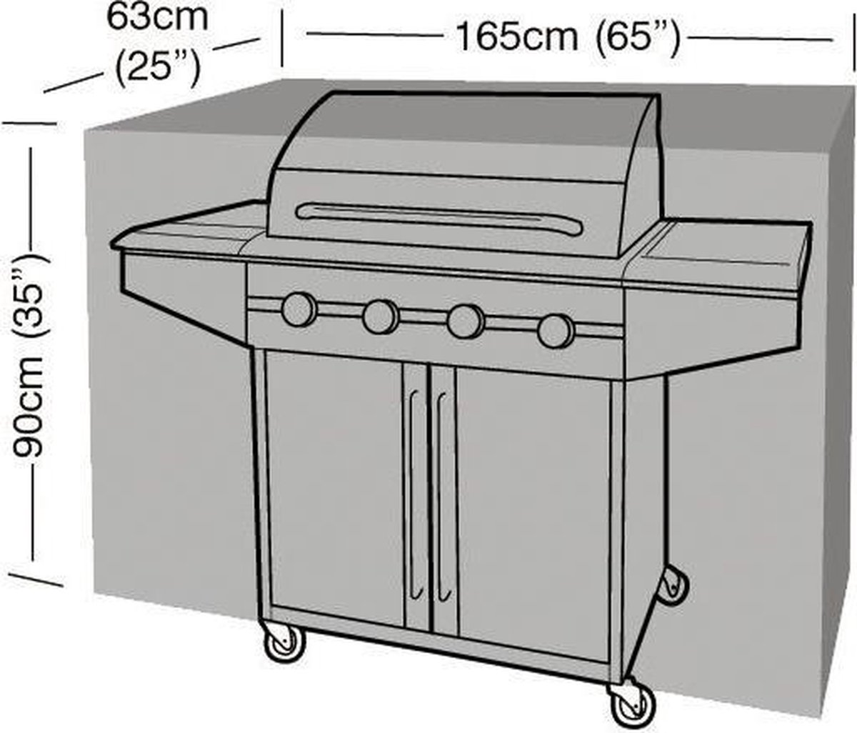 Garland Barbecuehoes (165x63x90cm) groen - Polyetheen - - groen