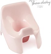 Plaspotje ergonomisch-anatomisch gevormd potje Thermobaby in diverse kleuren - Poeder roze