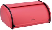 Top Choice - Petite boîte à lunch - Acier inoxydable - Rouge - Rétro - 36 x 24 x 15 cm