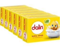 Dalin Babyzeep 6 x 100g Klassieke Milde Zeep voor de Gevoelige Babyhuid