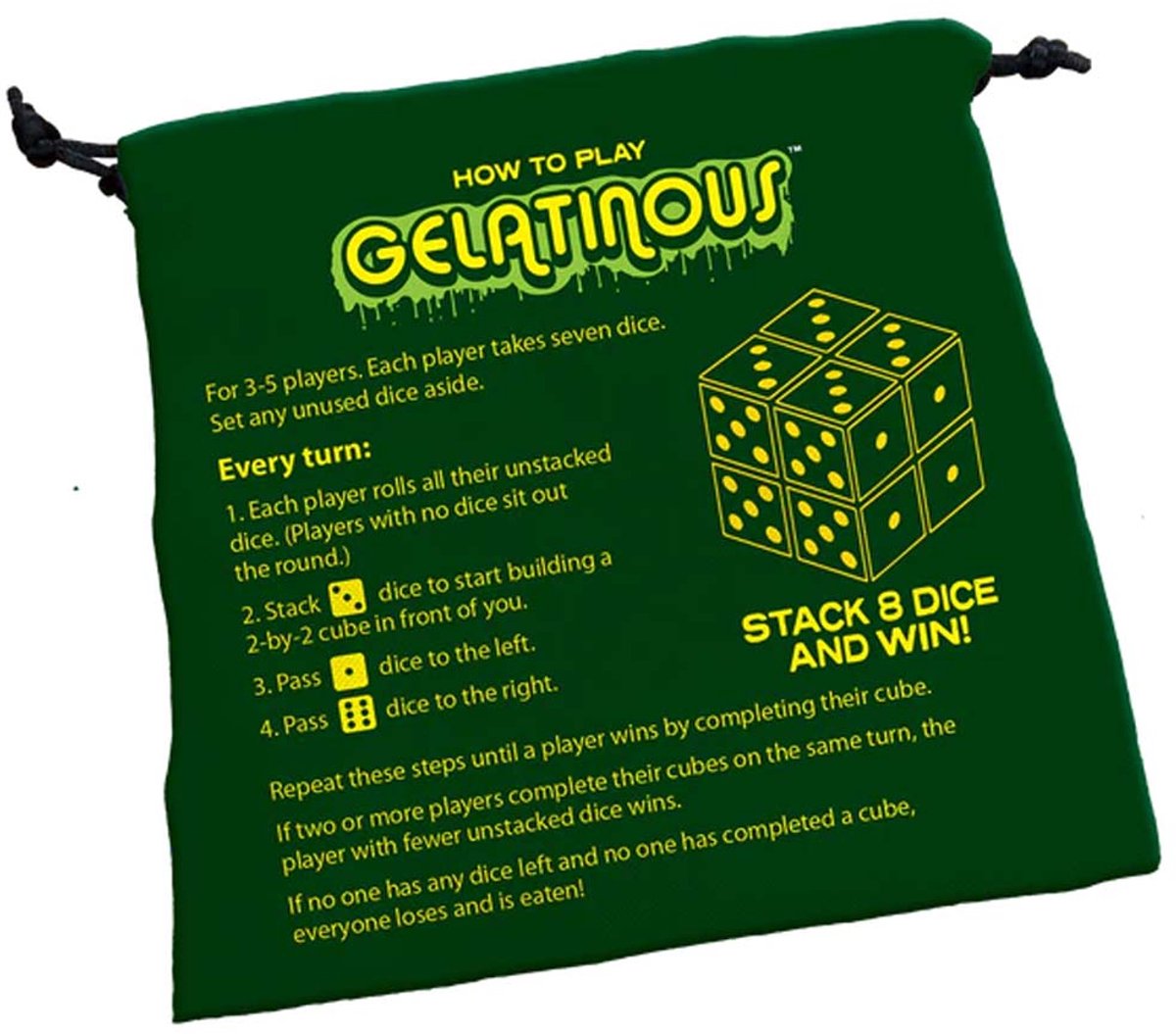 Steve Jackson Games Gelatinous - Dobbelspel met 35 dobbelstenen - Engelstalig