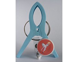 Anti-slipclip - Anti Slip Clip - Lichtblauw - Fiets - Fietsclip - Opwaaiende Rokjes - Jurkjes - Fietsclip - Rokjesclip - Poncho's - Slipclip