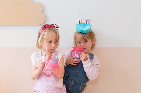 Nuby - Drinkbeker - 360° Wonder cup met handvatten in Tritan™ - Roze - 240ml - 6+ maanden van Nûby — afbeelding 5