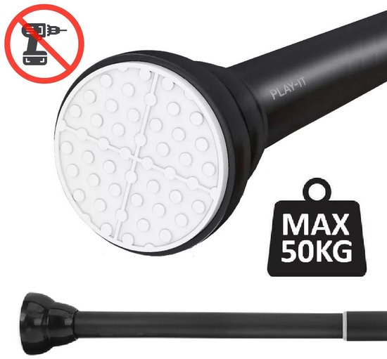 PLAY-IT Gordijnroede Uitschuifbaar–87-155cm