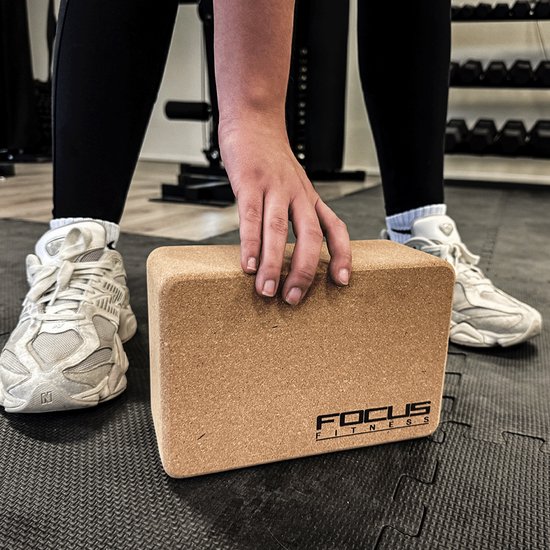Yoga Blok Focus Fitness - Kurk van Focus Fitness — afbeelding 5