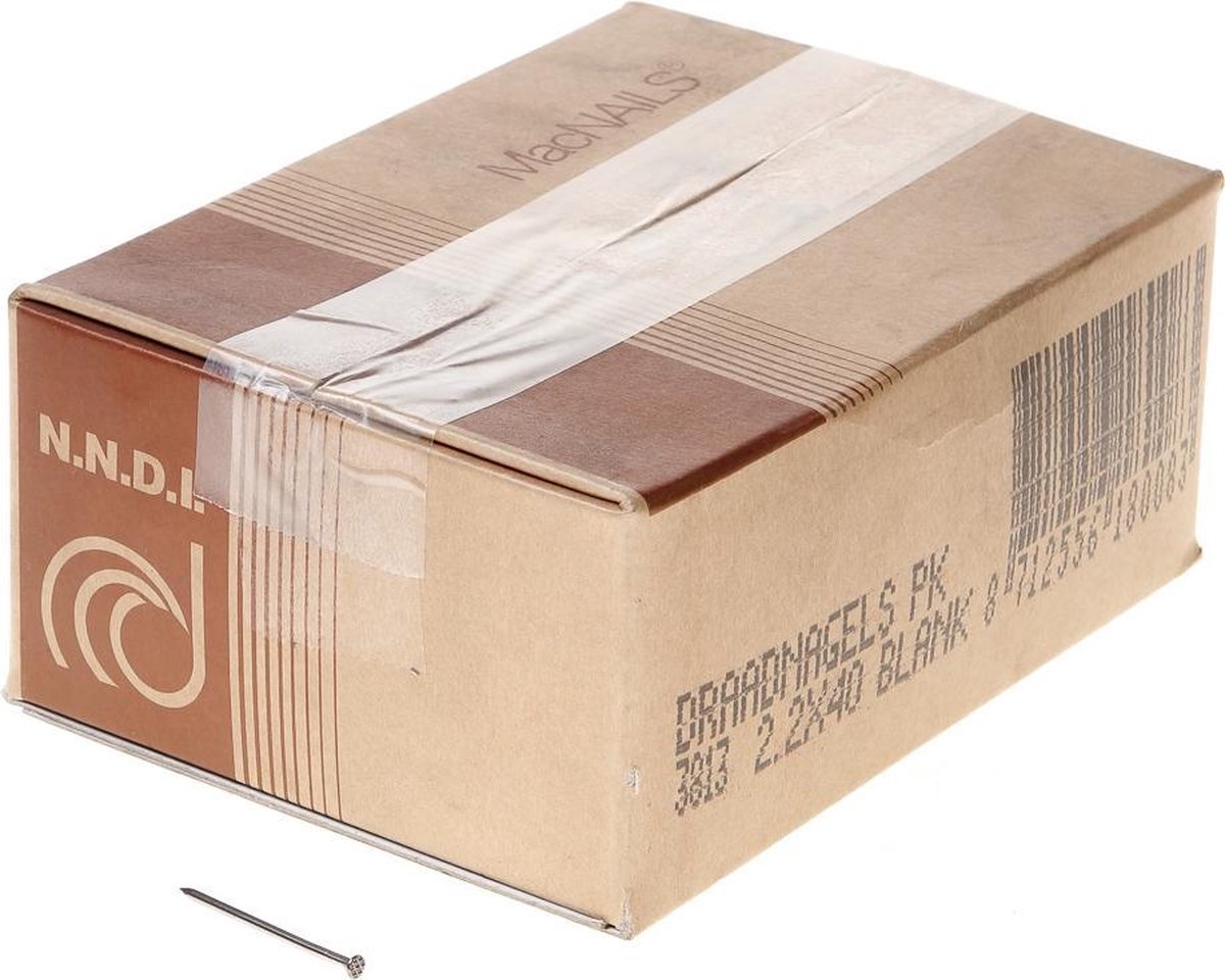 Van der Loo Draadnagel platkop blank 2.2 x 40mm 5kg