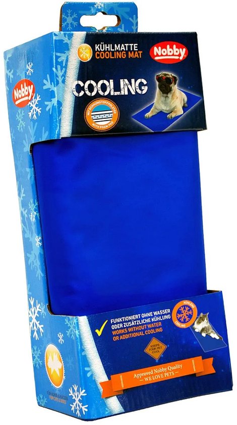Nobby koelmat - Blauw - 50 x 40 cm