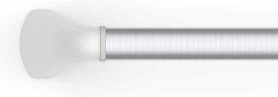 SecuCare Wandbeugel Zilverkleurig-60 cm-Afdekkappen mat wit