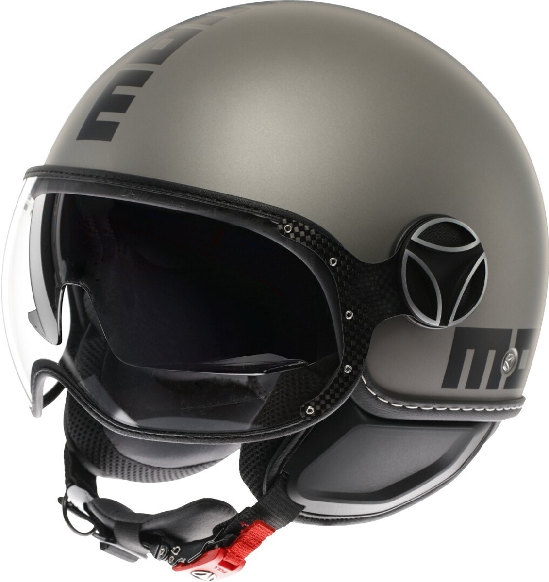 Momo Design Fgtr Evo Open Helm Zwart XS