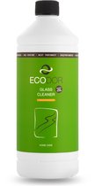 Ecodor EcoGlass - Glasreiniger Concentraat 1L - Streeploze ruitenreiniger - Ecologisch & ongeparfumeerd - Voor auto, douche, spiegels & ramen