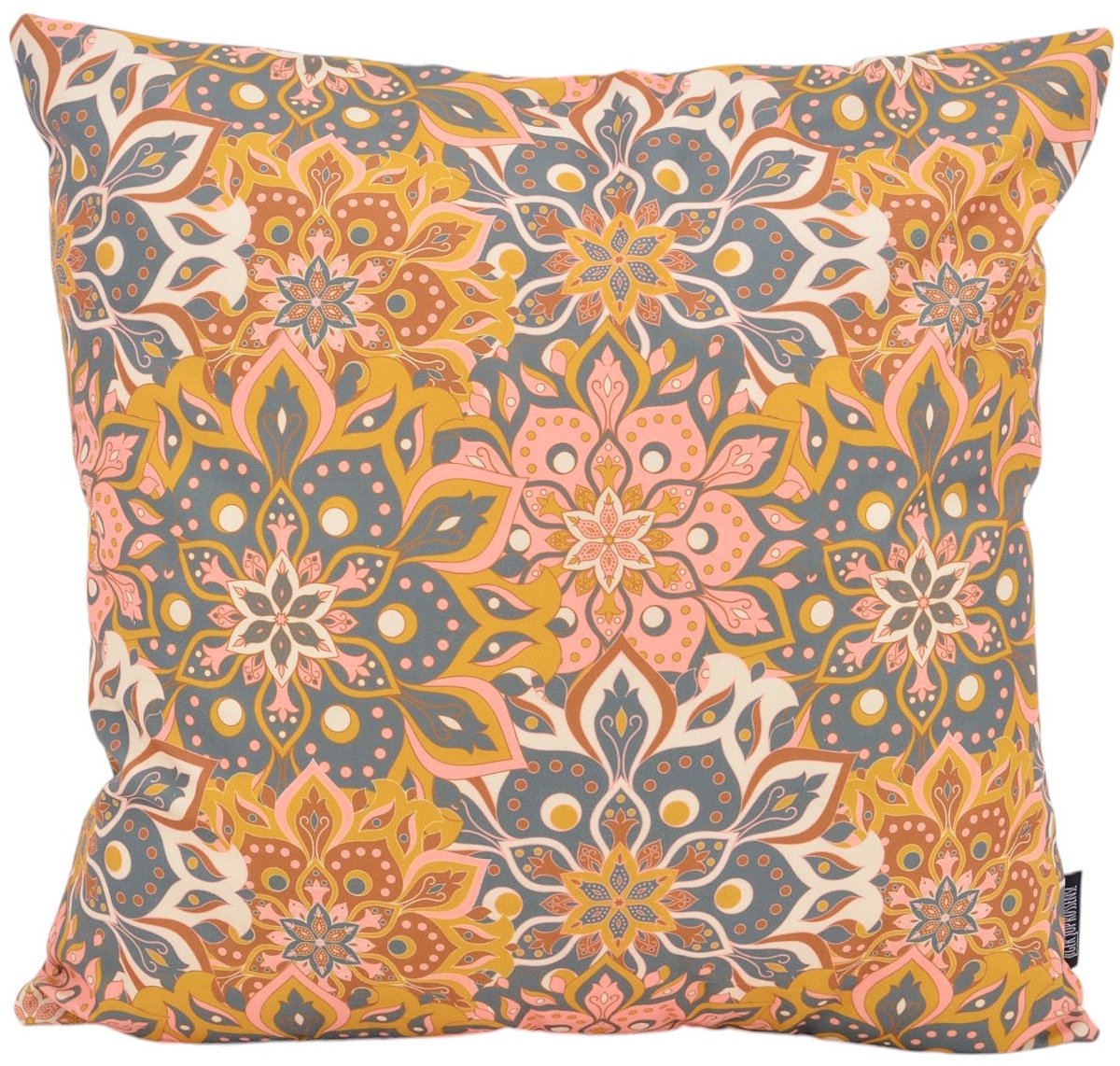 Gek op Kussens! Mandala Pattern #4 Kussenhoes | 45 x 45 cm | Katoen/Polyester roze