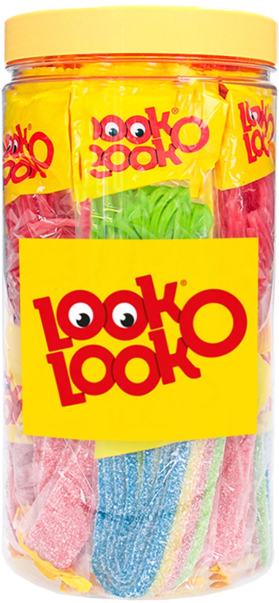 Look-O-Look Candy Top Mix - 4 variëteiten - zure snoepjes - zoete snoepjes - snoepmix - 645g