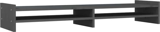 Monitorstandaard verhoger 100x27x15 cm donkergrijs Monitorstandaard verhoger 100x27x15 cm donkergrijs