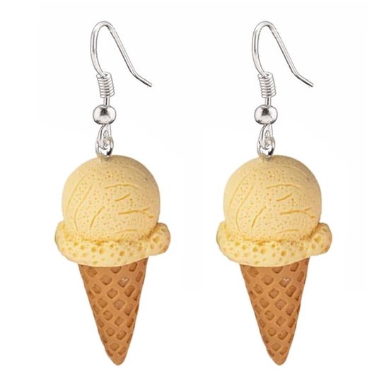 Fako Bijoux® - Boucles d'oreilles - Glace - Cônes - Crème
