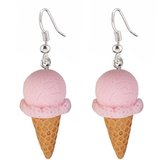 Fako Bijoux® - Boucles d'oreilles - Glace - Cônes - Rose