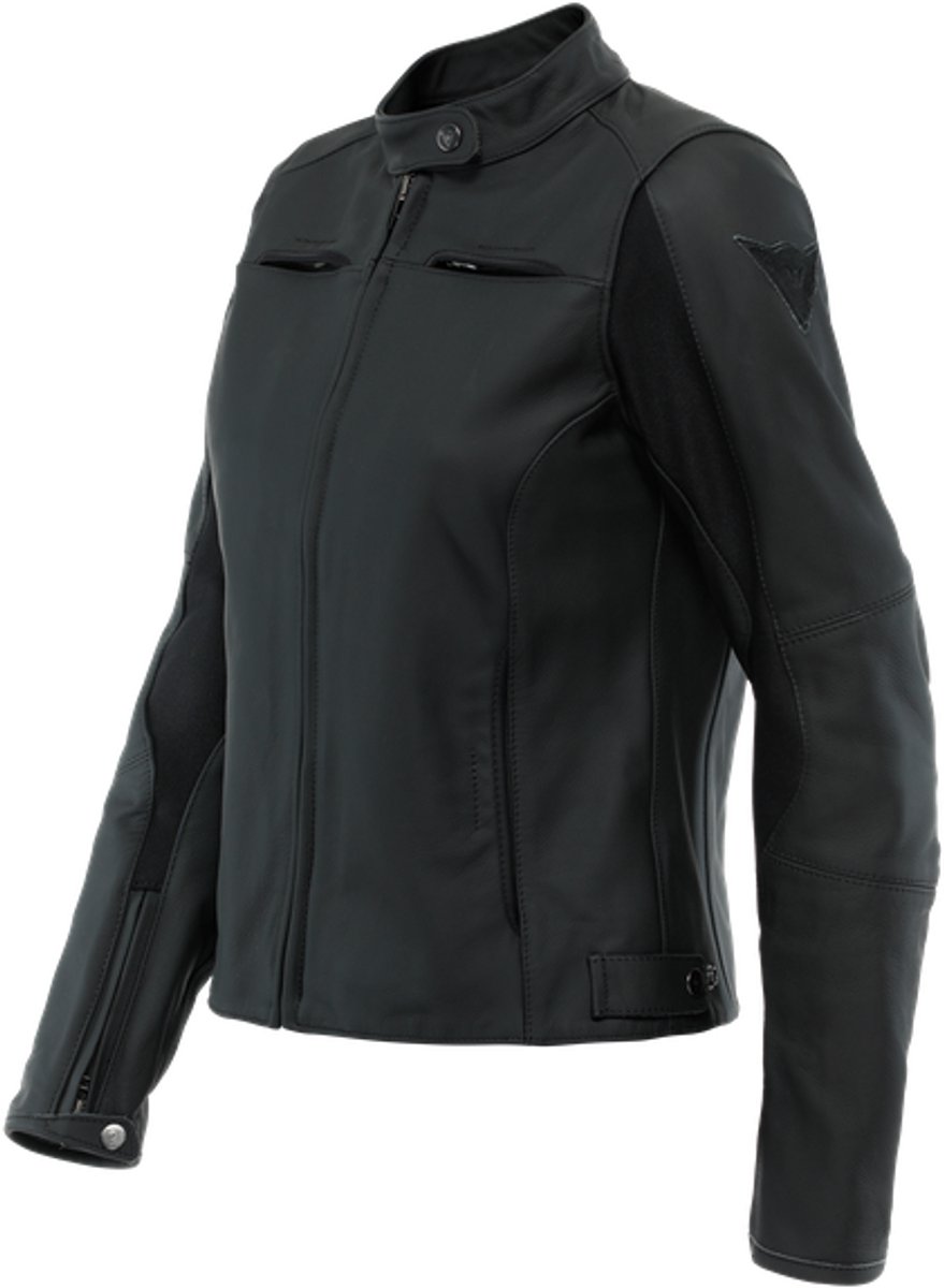 Dainese Razon 2 Leren Jas Dames Zwart - Jas