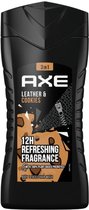 Bol.com Axe Leather & Cookies 3-in-1 Douchegel - 250 ml aanbieding