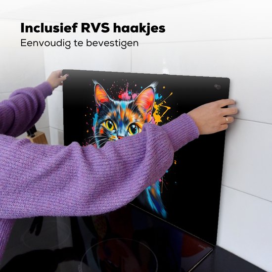 KitchenYeah® Protection plaque induction 76x51.5 cm - 3-2-6 - Protege plaque de cuisson - Couvre plaque induction - Protecteur d'induction - Cuisine