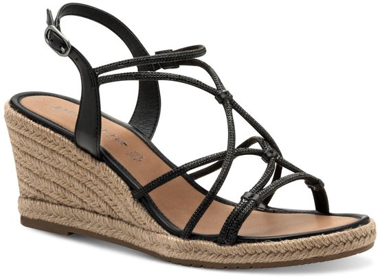 Tamaris Dames Sandaaltje 1-28345-44 001 Maat: 37 EU
