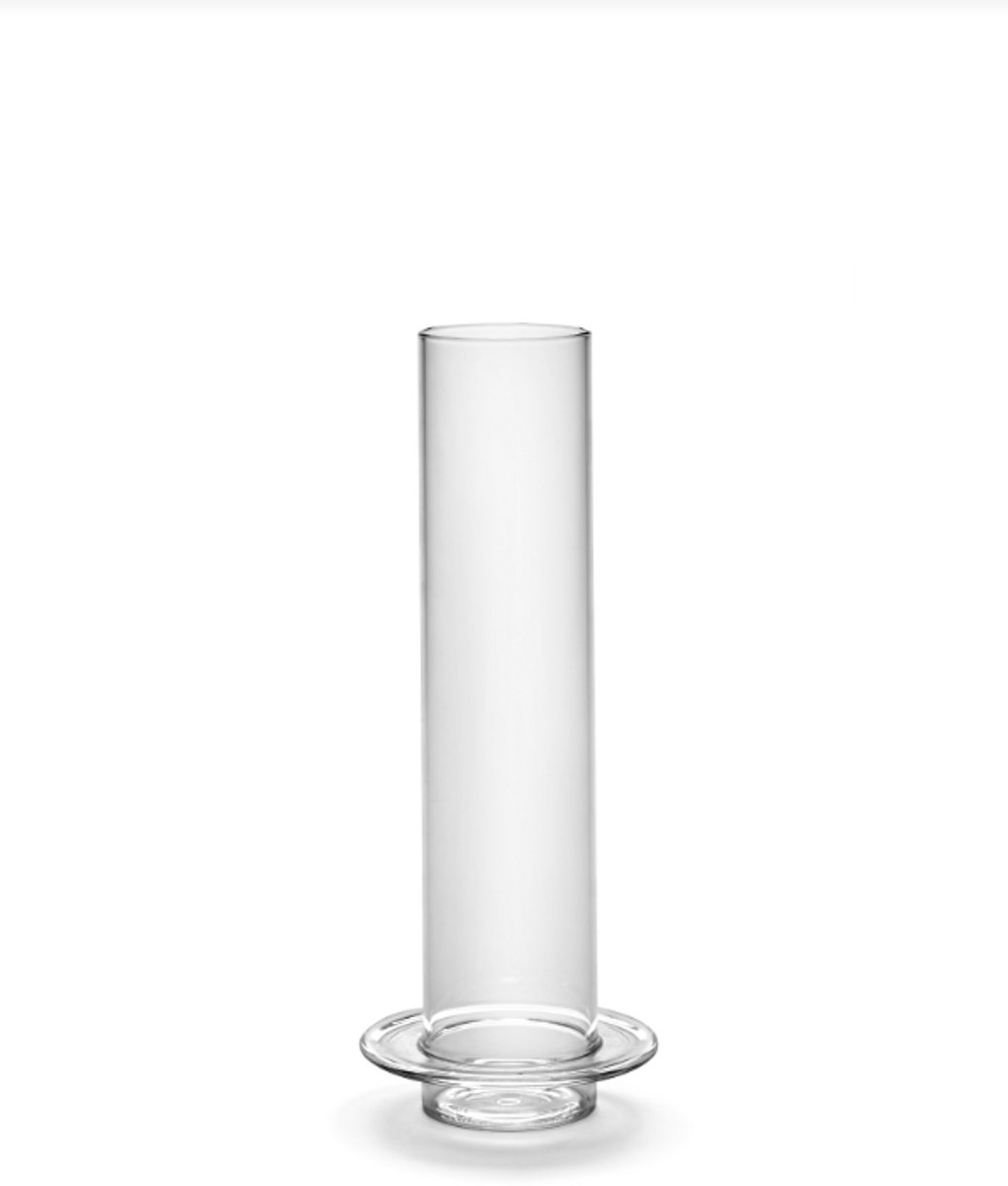 Serax Vaas - glas - transparant - D12,5 x H32,5 cm - Opening 5,5 cm