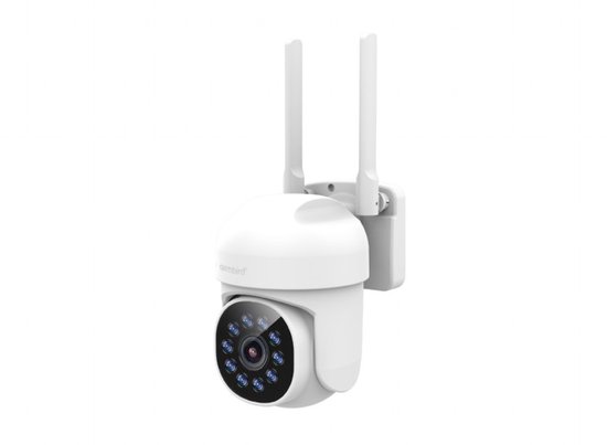 Gembird Beveiligingscamera - Buitencamera - Draaibaar - 2K QHD - WIFI - Met speaker - Werkt met Tuya Smart Life App van Gembird — afbeelding 3