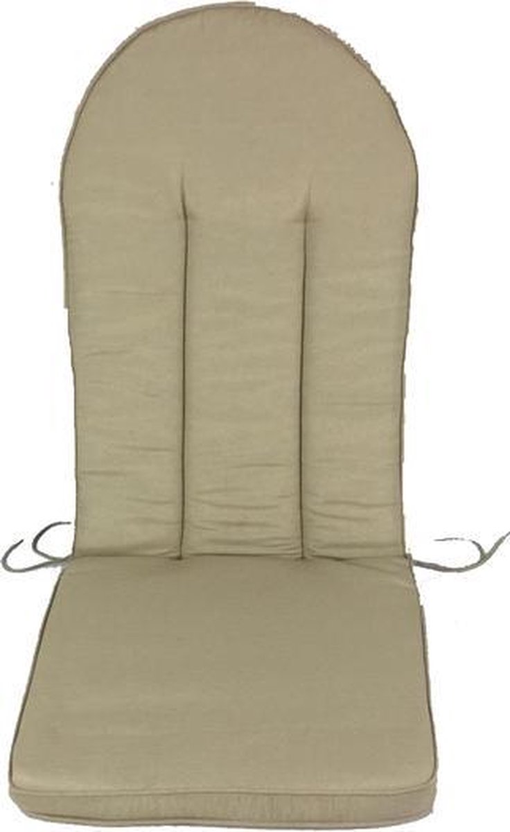Madison - Tuinstoelkussen Hoge Rug Grasse green - Ca. 120x50 cm - Set van 4 | Leen Bakker
