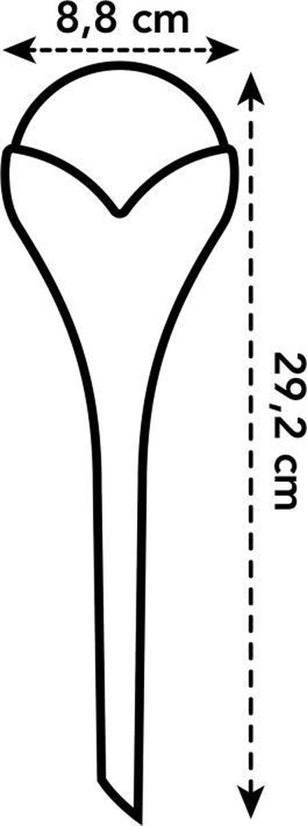 Elho Aqua Care 9 - Waterdruppelaar voor Planten - Gemaakt van Gereycled Plastic - Ø 17.3 x H 32.0 cm - Transparant thumbnail 6