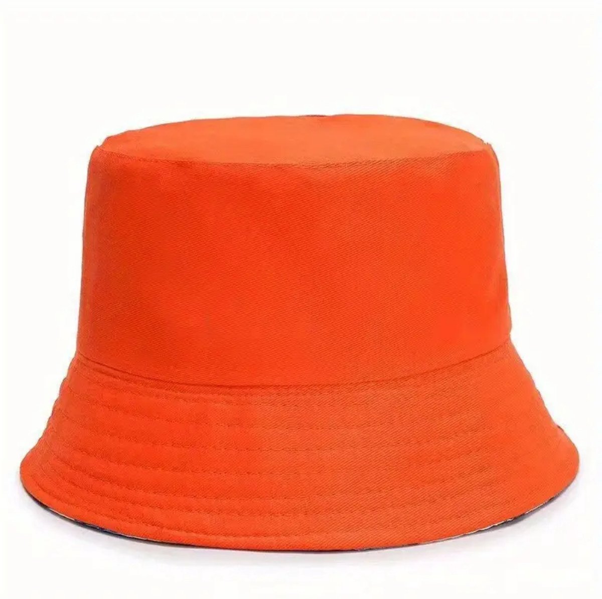 Vissershoedje oranje - Koningsdag - bucket hat - feest - thema - orange - hoed - pet