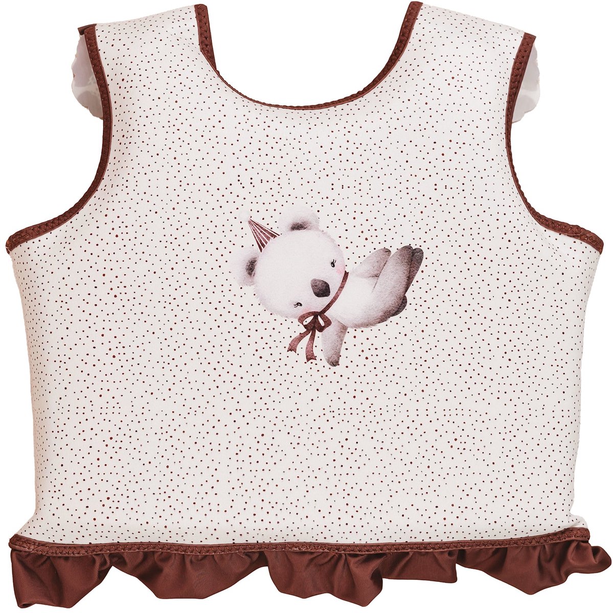 Mrs Ertha Puddlies Zwemvest/Drijfvest - 3-6 jaar - Unique Dots Collar