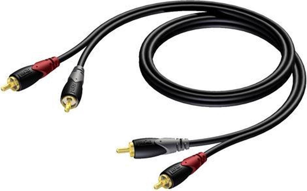 Procab CLA800 Classic 2x RCA male - 2x RCA male 0.50 meter
