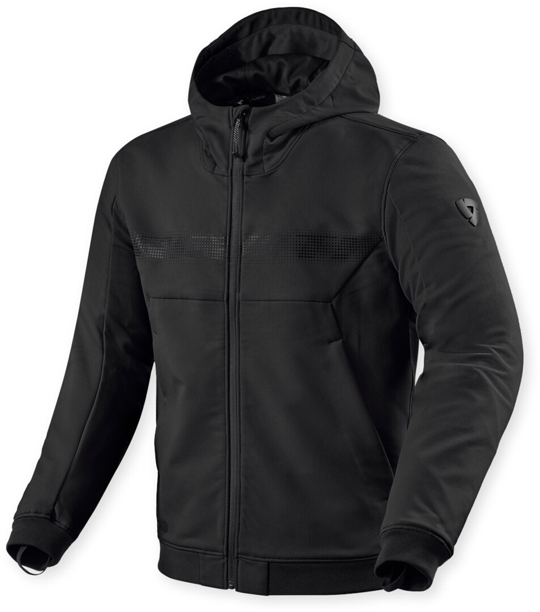 REV’IT! Parabolica 2 Zwart Motorhoodie - Maat 4XL - Jas