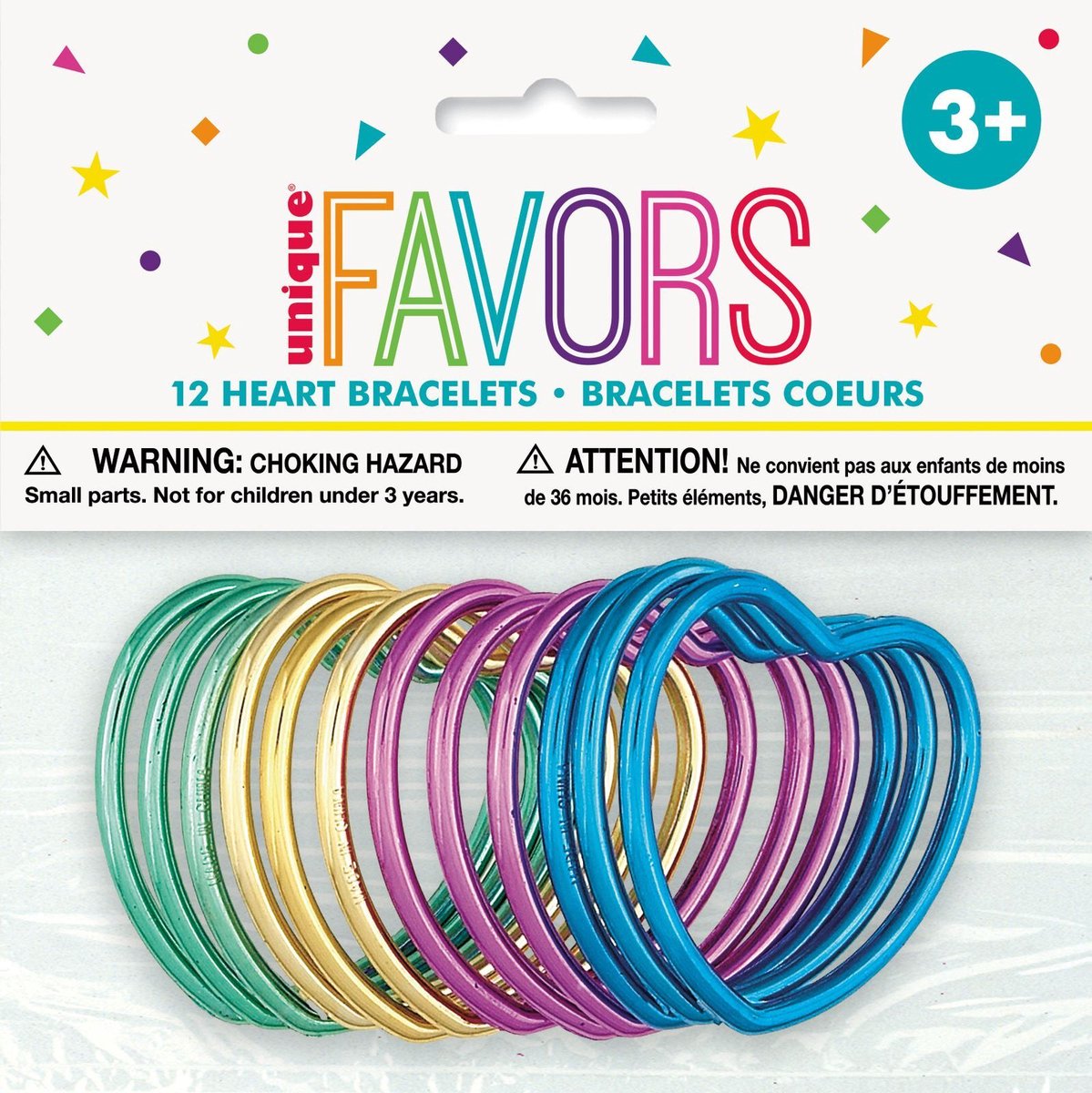 Uitdeelcadeautjes Armbanden Hart 7cm 12st