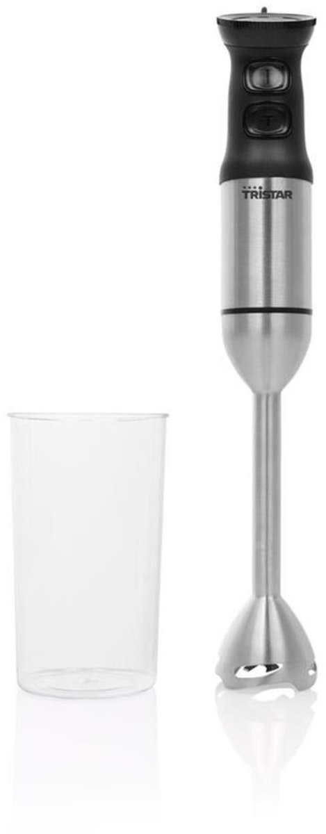 Tristar MX-4855 blender - 06 l - Keukenblender - 1200 W - Zwart - Roestvrijstaal- Maatbeker