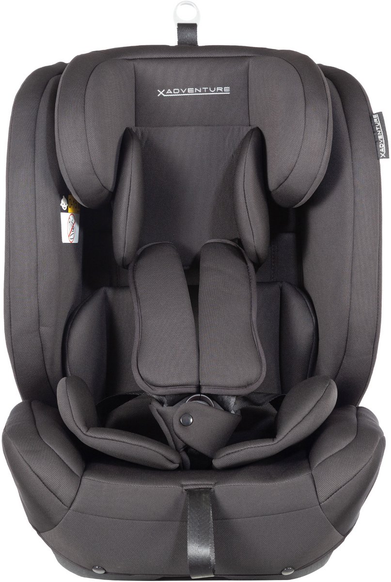 X Adventure Autostoel Premium Groep 1/2/3 9-36 kg (76 tot 150 cm) - Vanaf 15 maanden tot 12 jaar - Gordel - i-Size - Meegroei Autostoel - Zwart thumbnail 6