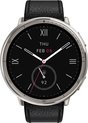 Amazfit Active 2 Round - Smartwatch - 44 mm - Black leather