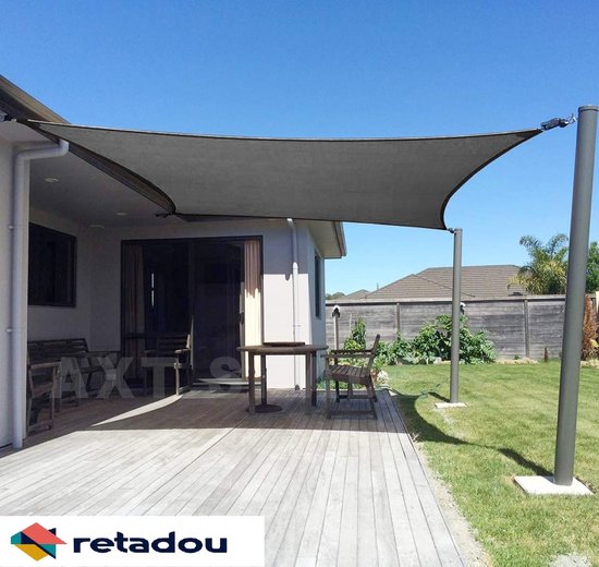 AMANKA 4 x 6 HDPE schaduwdoek - Beige AMANKA 4 x 6 HDPE schaduwdoek - Beige