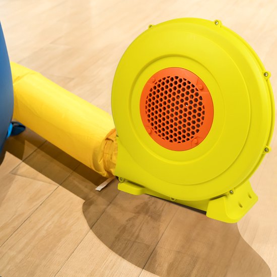 Aufun Elektrische springkussenblazer 450W radiale ventilator luchtblazer 220-240V radiale blower draagbare blaaspomp voor springkussen, waterglijbaan, opblaasbare pompen met handvat van Aufun — afbeelding 3