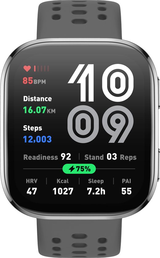 Amazfit Bip 6 - Smartwatch - 46 mm - Charcoal