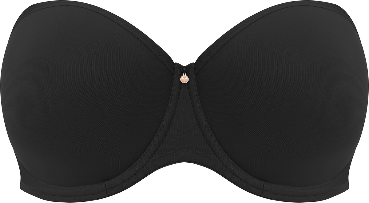 Elomi SMOOTH- Dames Strapless & multiway Beha- BLACK ZWART
