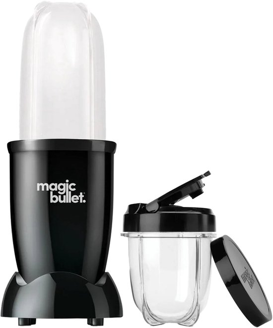 Magic Bullet Original - Incl. To Go Bekers & Digitaal Receptenboek - Blender - Glossy Zwart