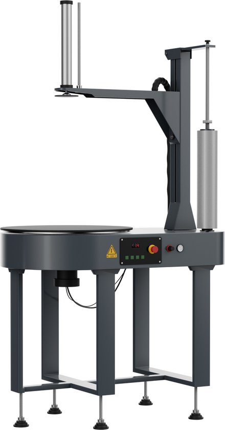 YSONIC Semi-Automatische Pakketwikkelaar - Inclusief Machine Wikkelfolie - Ideaal voor het inpakken van Dozen & Paketten