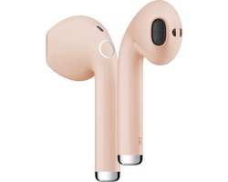 Draadloze Oordopjes Bluetooth 5.3 - Oortjes met Microfoon - Lange Batterijduur - Ergonomische & Stevige Pasvorm - Rose goud EarBuds