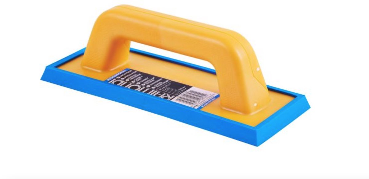 Raimondi Azzurrina Rubberen Voegspaan – 95 x 248 mm – Zachte Vaste Rubberlaag – Professioneel Tegelgereedschap voor Fijn Voegwerk | Inwasspaan